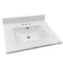 25" x 21-13/16" Marble Vanity Top