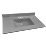 37" x 21-13/16" Marble Vanity Top