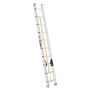 Metaltech 20' Fiberglass Extension Ladder Type 1A, 300 lbs