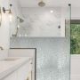 Privacy film etched glass 24"x74"