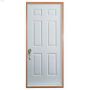 32"x80" 6-Panel Natural LH Inswing Door 4-5/8"-PVC Sill