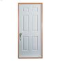 36"x80" 6-Panel Natural LH Inswing Door 4-5/8"-PVC Sill