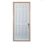 36"x80" 6-Panel Natural RH Inswing Door 4-5/8"-PVC Sill