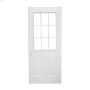 32"x80" 9-Lite Natural RH Inswing Door 4-5/8"-PVC Sill