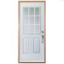 32"x80" 9-Lite Natural RH Inswing Door 4-5/8"-PVC Sill