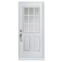 36"x80" 9-Lite Natural LH Inswing Door 4-5/8"-PVC Sill