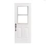 36"x80" Vented Natural LH Inswing Door 4-5/8"-PVC Sill
