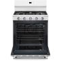 Cuisinière à gaz autonome 30" convection