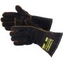 Track Black Barbeque/Welding Leather Gloves