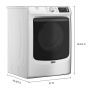Electric Dryer with Pet Pro Option 7.4 cu. ft.