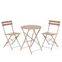 Picadilly Bistro Folding Set-Terracotta