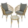 Paradise Conversation Set-Gray