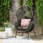 Standing Egg Chair-Black