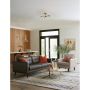 Lorin Mid-Century Matte Black Metal Pendant Light