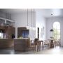 Copeland Matte Black Mid-Century Modern Pendant Light