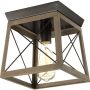Briarwood Antique Bronze Flush Mount Light