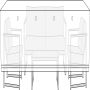 Housse de patio - sectionnelle 220X130X85CM
