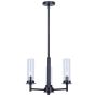 Benson 3-Light Chandelier-BLK