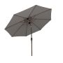 Parasol de marché aspect bois 9’