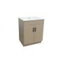 Vanité Mélamine Chêne Clair 30"