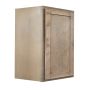24" Diagonal Wall Cabinet Natural