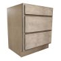 30" 3-Drawer Bank Natural