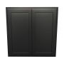 30" x 30" Wall Cabinet Black
