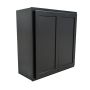 30" x 30" Wall Cabinet Black