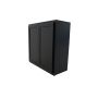 30" x 30" Wall Cabinet Black