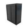 24" x 30" Wall Cabinet Black