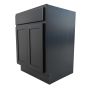 24" Base Cabinet Black