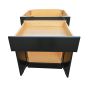 24" Base Cabinet Black