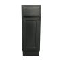 12" Base Cabinet Black
