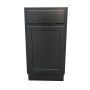 15" Base Cabinet Black