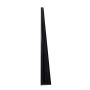 96" Crown Moulding Black