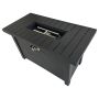 43" Rectangular Fire Pit Table