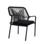Sable Rope Dining Chair-Black