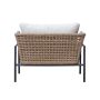 Cape Broyl Sofa Set with Wood Coffee Table