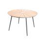 Dining Table Wood-Look Top 47" Round