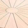 Dining Table Wood-Look Top 47" Round