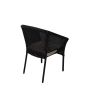 Gables Chair with Cushion-Black