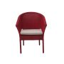 Gables Chair with Cushion-Berry