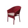 Gables Chair with Cushion-Berry