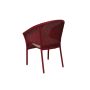 Gables Chair with Cushion-Berry