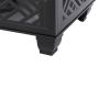 Square Wood Fire Pit 26"