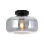 Smoky Glass Ceiling Lamp