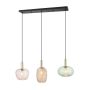 Boho Glass Trio Pendant Light