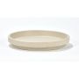 Terra Cotta White Granite Saucer 6.3"