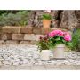 Soucoupe Granit Blanc 5,25"