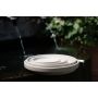 Soucoupe Granit Blanc 5,25"
